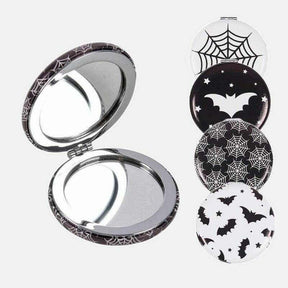 Bats and Spiderwebs Compact Mirrors for Quick Touch-Ups by Spirit of equinox