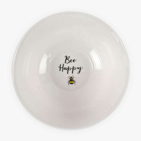 The Fashion Gift Shop: Bee Happy Ceramic Tableware, Breakfast Bowl by Jones Home & Gifts, Ceramic & Pottery Glazes