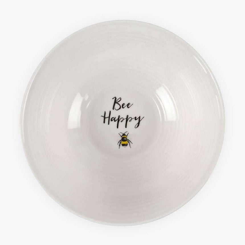 The Fashion Gift Shop: Bee Happy Ceramic Tableware, Breakfast Bowl by Jones Home & Gifts, Ceramic & Pottery Glazes