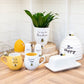 Bee Happy Ceramic Storage Jar, Beehive Shape 3D Bee - Cookie Jars by Jones Home & Gifts