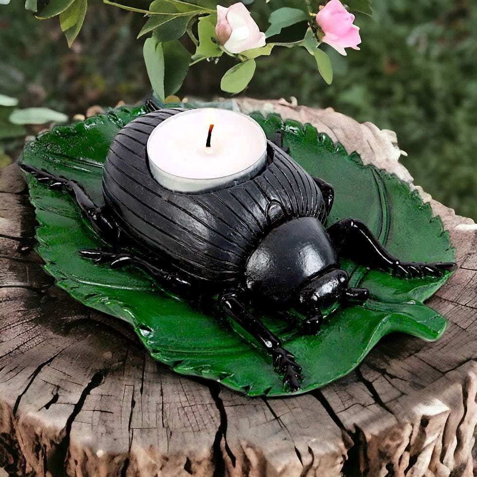 Beetle Tealight Candle Holder - Tea Light Holder by Spirit of equinox