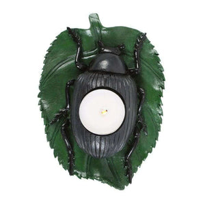 The Fashion Gift Shop: Beetle Tealight Candle Holder for Unique Home Decor by Spirit of equinox, Tea Light Holder