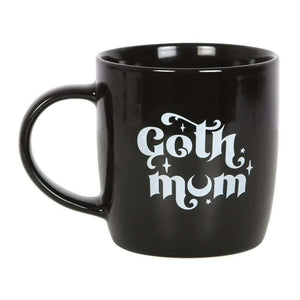 The Fashion Gift Shop: Black Ceramic Mug with Wording Gothic Mum Gift Idea by Spirit of equinox, Mugs and Cups