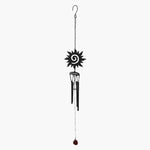 Black Cut - Out Wind Chimes with Crescent Moon and Owl - The Fashion Gift Shop Wind Chimes by Spirit of equinox