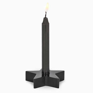 Black Star Spell Candle Holder - Candle Holders by Spirit of equinox