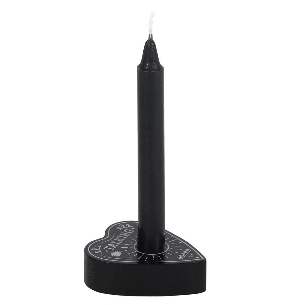 Black Talking Board Inspired Spell Candle Holder - Candle Holders by Spirit of equinox