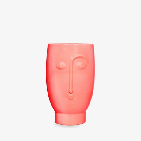 The Fashion Gift Shop: Blush Pink Matt Face Flower Vase Home Decor by Sass and Belle, VASES