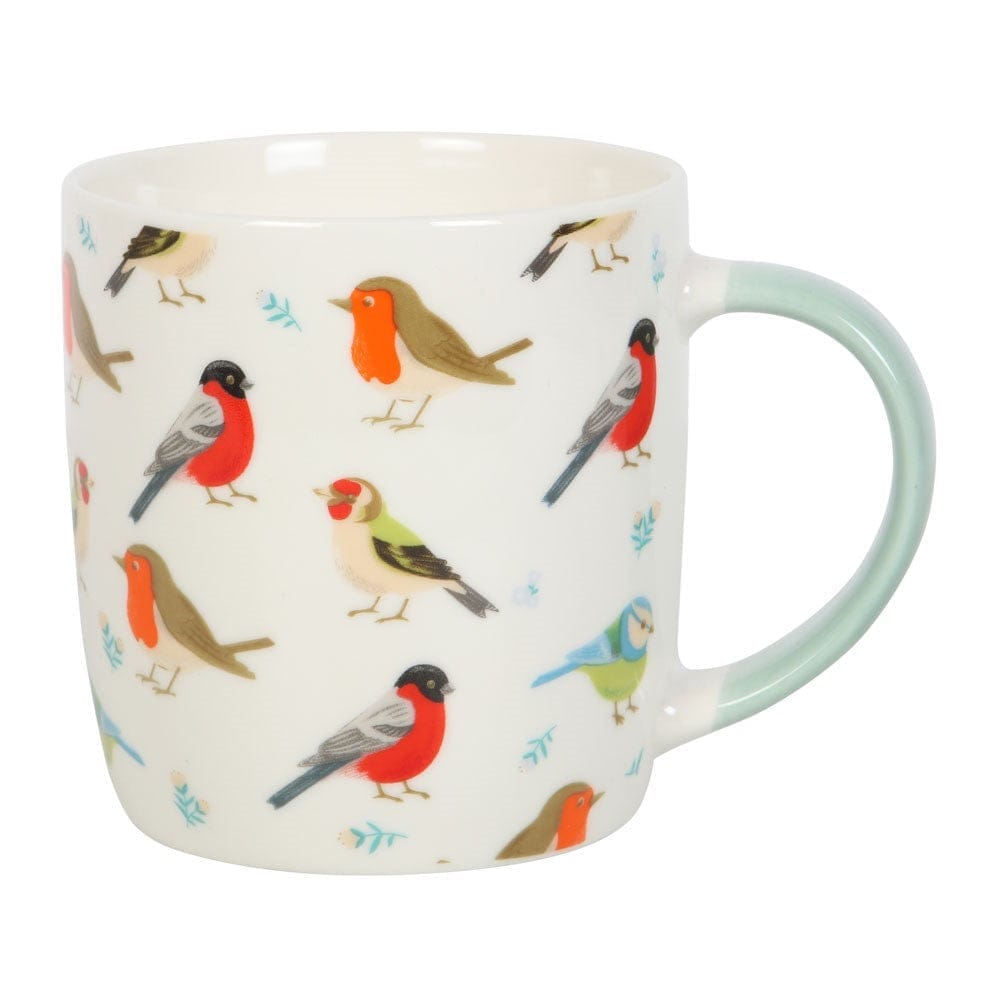 British Garden Birds Ceramic Mug - Bird Spotting Gift - Mugs and Cups by Jones Home & Gifts