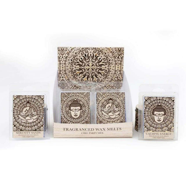 The Fashion Gift Shop: Buddha Wax Melts, Spiritual Karma, Serenity Sand, Calming, Tranquil Water by Sifcon International, Wax melts