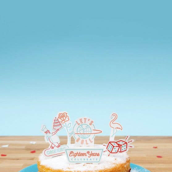 Cake Topper Kit - Over 100 Pop-Out Decorations For Parties by Luckies