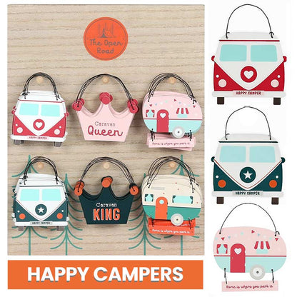Campervan Caravan Holiday Hanging Sign Gift - Hanging Decoration by The Open Road