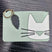 Cat Face Zipped Faux Leather Purses with Keyring by The Fashion Gift Shop