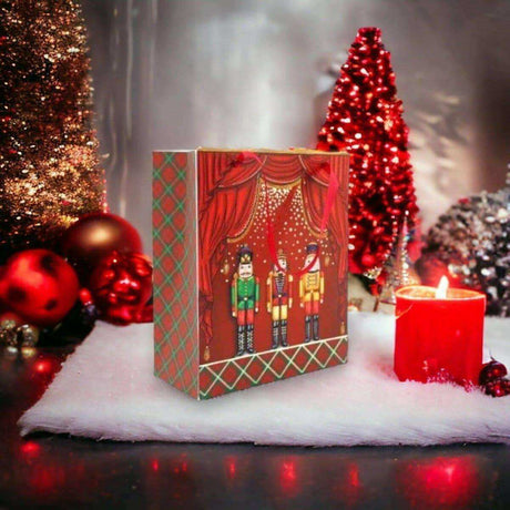 The Fashion Gift Shop: Christmas Nutcracker Gift Bags - 2 Sizes, 23cmm,33cm by Sil, Gift Bag