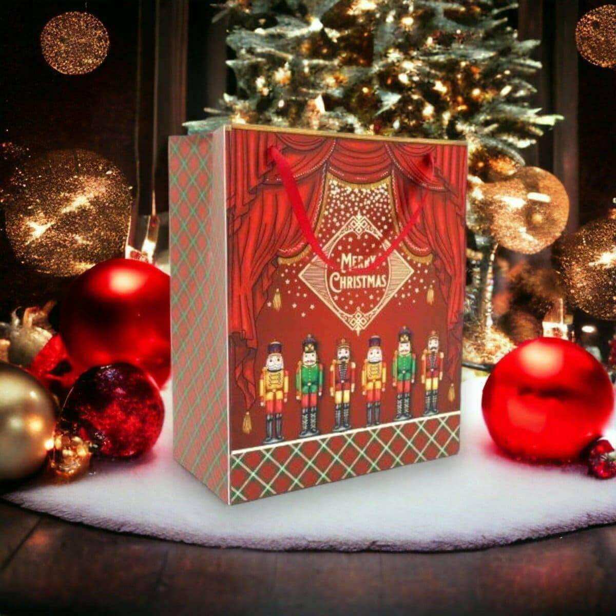 Christmas Nutcracker Gift Bags - 2 Sizes, 23cmm,33cm by Sil