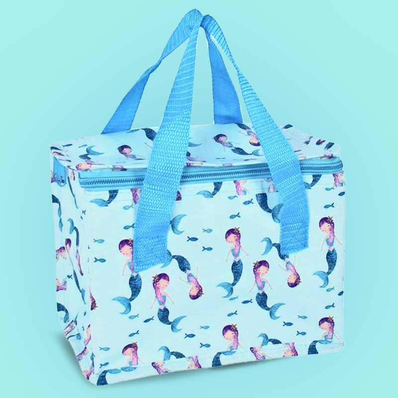 The Fashion Gift Shop: Mermaids Cooler Lunch Picnic Bags by Jones Home & Gifts, Insulated lunch bag
