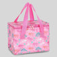 Pink Dinosaur Summer Cooler Bag Eco-Friendly Cold Lunch Bags - Insulated lunch bag by Jones Home & Gifts