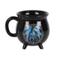 Dragons Of The Sabbats by Anne Stokes, Heat Changing Cauldron Mugs - Mugs and Cups by Anne Stokes