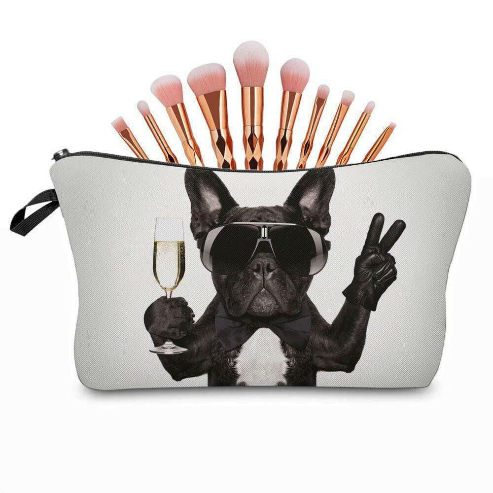 The Fashion Gift Shop: Cool Terrier Dog Cosmetic Makeup Brush Holder Bags - Pencil Case by Fashion Accessories, Cosmetic Bags