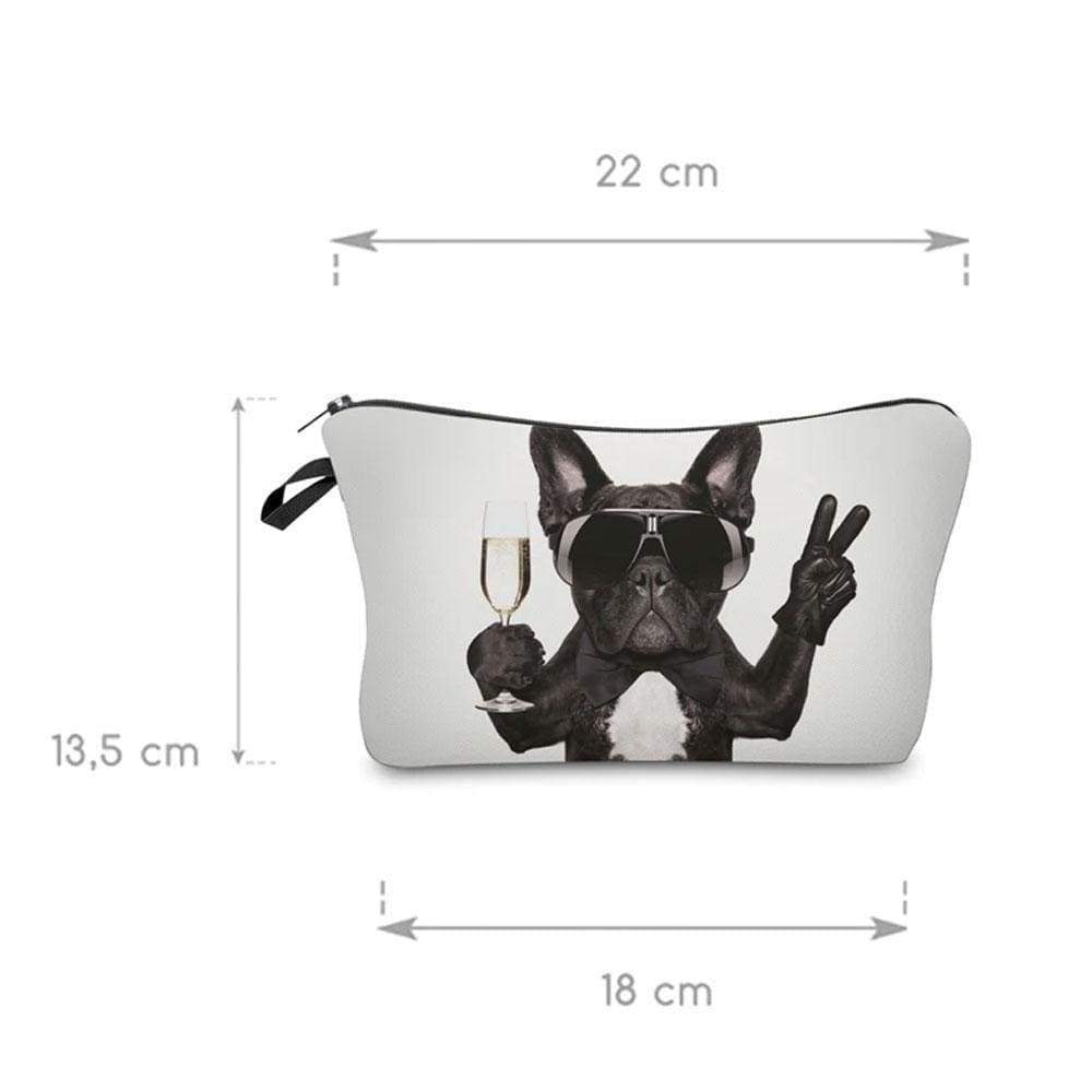 Cool Terrier Dog Cosmetic Makeup Brush Holder Bags - Pencil Case - Cosmetic Bags by Fashion Accessories