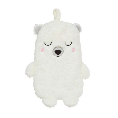 The Fashion Gift Shop: Cosy Polar Bear Hot Water Bottle, Super Soft, with Hanging Loop by Sass and Belle, Hot Water Bottles