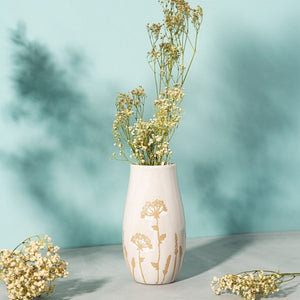 Cow Parsley Flower Vase Small 14cm - VASES by Sass & Belle
