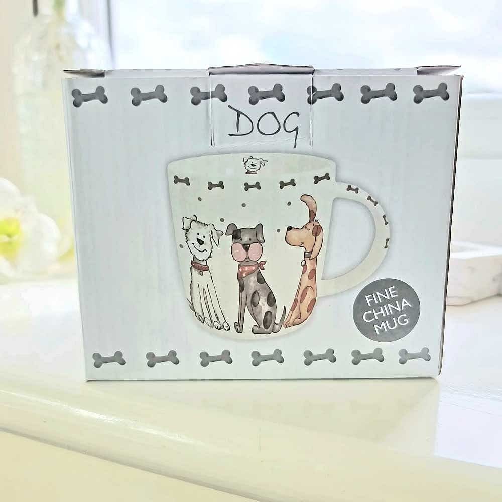 Cute Cartoon Inspired Dog Mugs - Set of 2 Boxed - Mugs and Cups by Lesser and Pavey