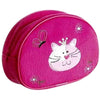 Cute Felt  Pink Princess Cat Design Cosmetic Bag - Pink