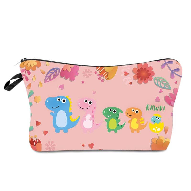 Cute Girls Boys Dinosaur 🦕 Pencil Cases Women's Makeup Cosmetic Bag - Cosmetic Bags by Fashion Accessories