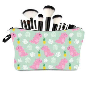 The Fashion Gift Shop: Cute Pink Dinosaurs Pineapple Pencil Cases Brush Holder Bag by Fashion Accessories, Cosmetic Bags