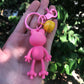 Pink Frog Handbag Charm Keyring - Bag Charms & Keyrings by Fashion Accessories