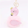 Fluffy Swans Pom Pom Handbag Charms - Light Pink