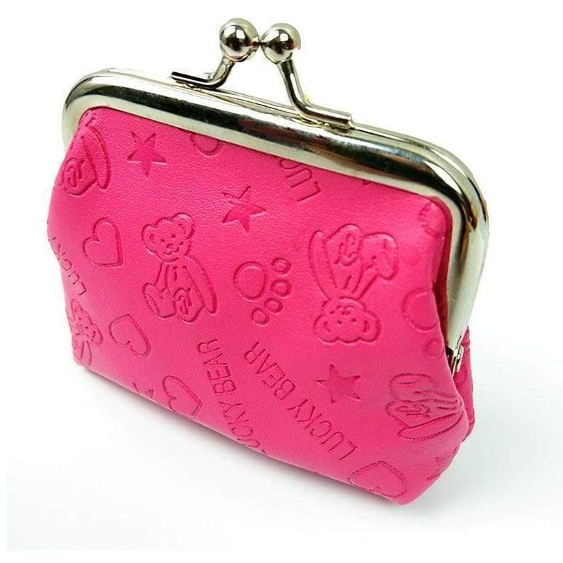 Cute Soft Leather Luck Bears Boys Girls Coin Purses Perfect Gift Small Wallet - Coin Purses by Fashion Accessories