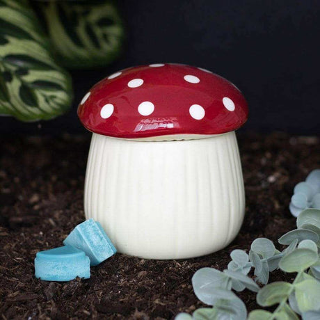 The Fashion Gift Shop: Dark Forest Mushroom Shaped Oil Burner and Wax Warmer Decor by Spirit of equinox, Oil Burner & Wax Melters