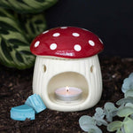 Dark Forest Mushroom Shaped Oil Burner and Wax Warmer  Spirit of equinox  The Fashion Gift Shop .