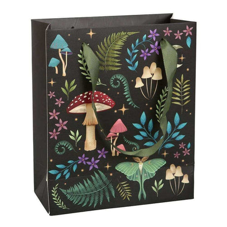 The Fashion Gift Shop: Dark Forest Print Gift Bag 23cm Medium by Sil, Gift Bag