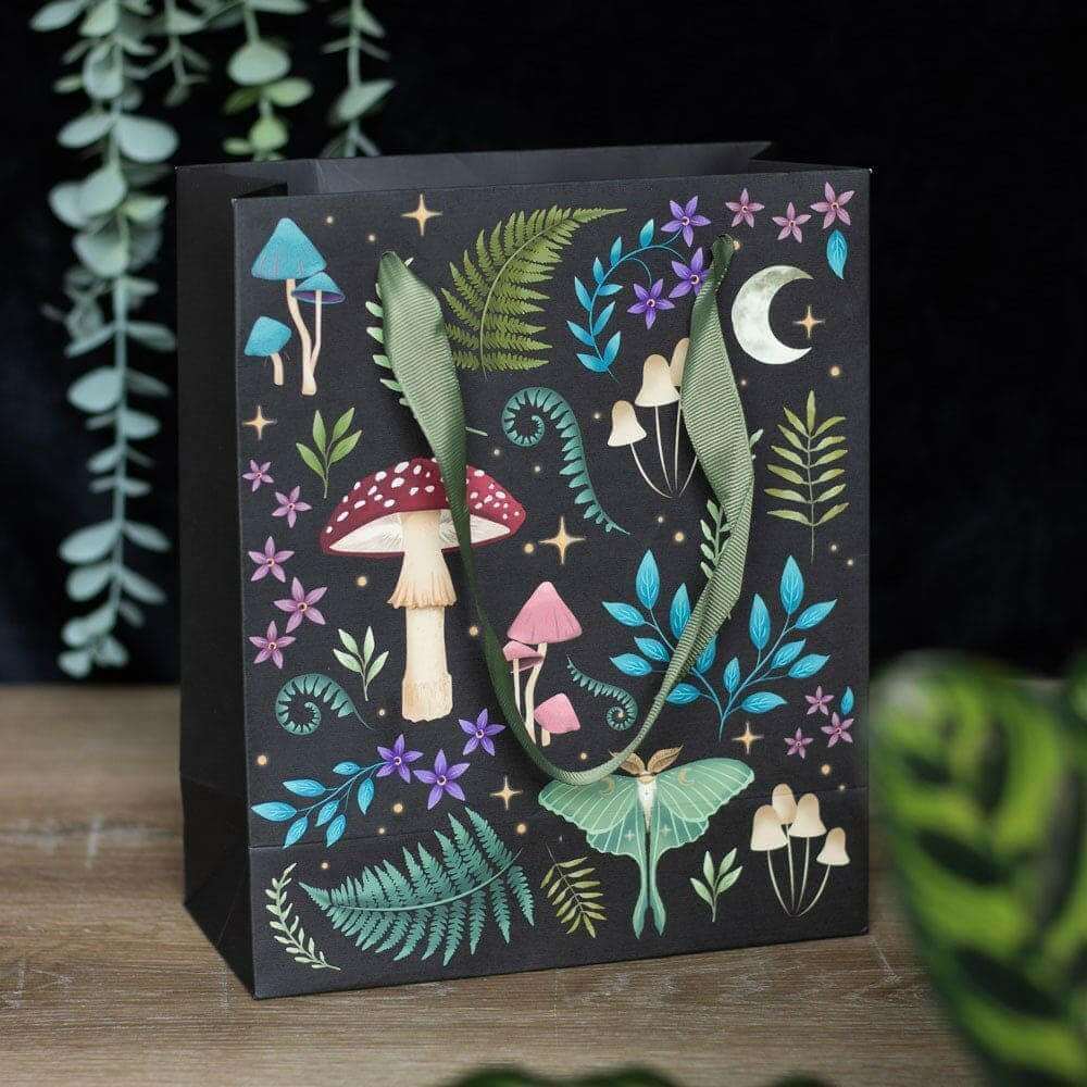 Dark Forest Print Gift Bag 23cm Medium by Sil