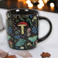 Dark Forest Print Mystical Mushroom Mug - Mugs and Cups by Spirit of equinox