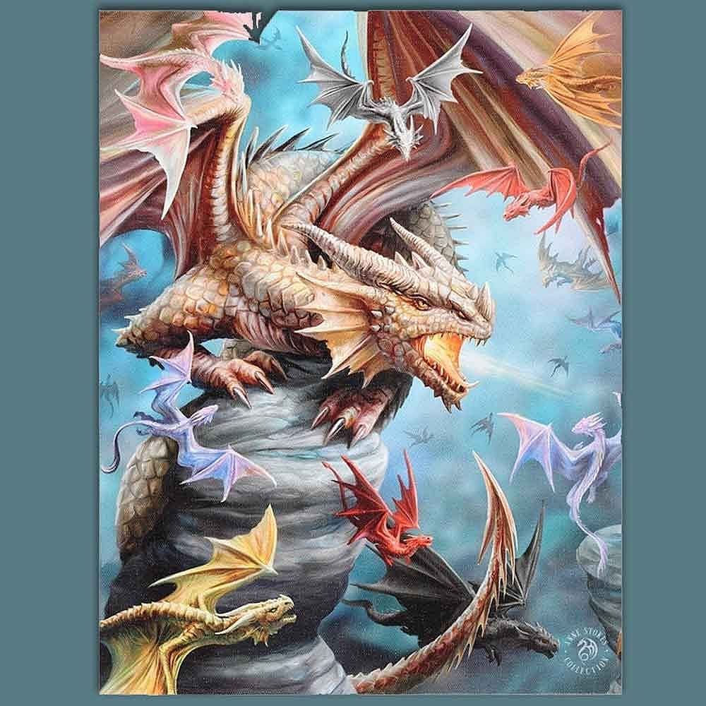 Dragon Clan Wall Art Canvas by Anne Stokes - Wall Art's by Anne Stokes