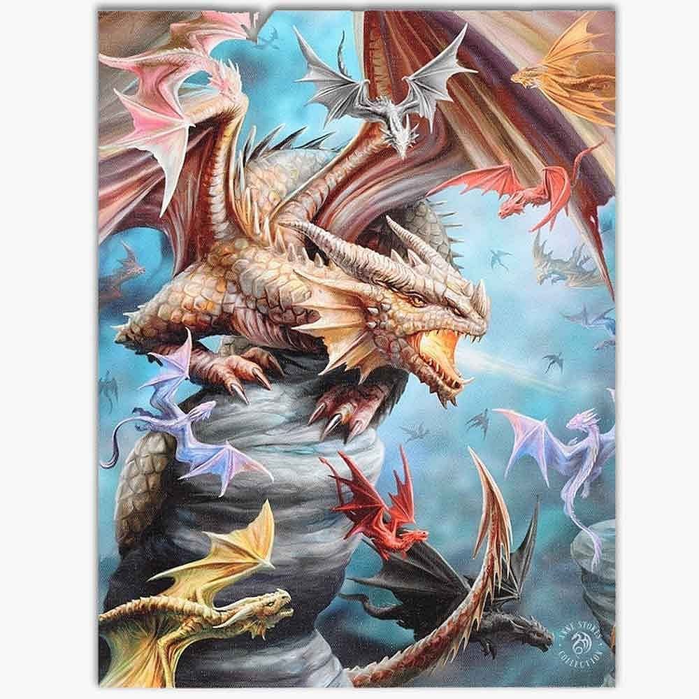 Dragon Clan Wall Art Canvas by Anne Stokes - Wall Art's by Anne Stokes