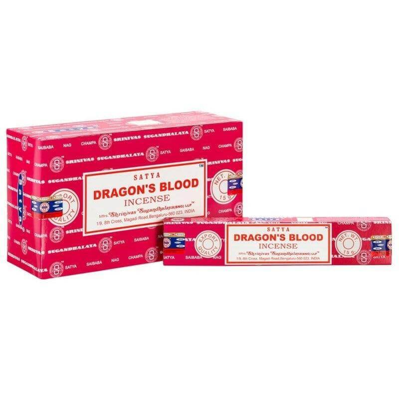 The Fashion Gift Shop: Dragon's Blood Incense Sticks by Satya by Satya, Incense Sticks