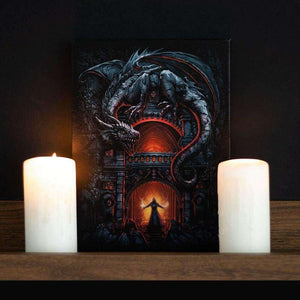 The Fashion Gift Shop: Dragon's Lair Wall Art Canvas Plaque by Spiral Direct by Spiral Direct, Wall Art's