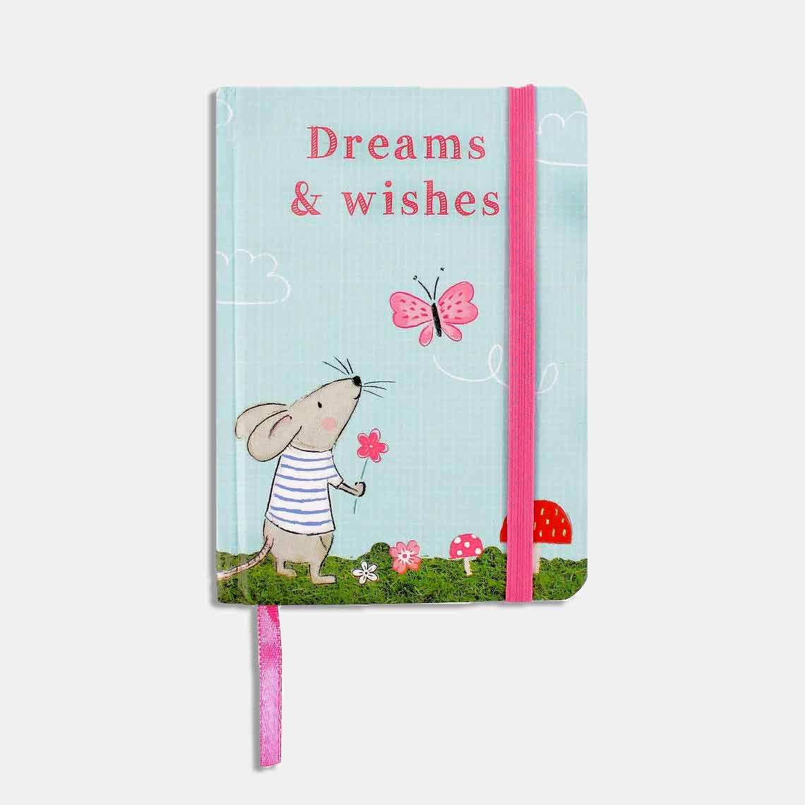 Dreams and Wishes Children Hardback Journal Notebook A5 - Art and Craft by Jones Home & Gifts