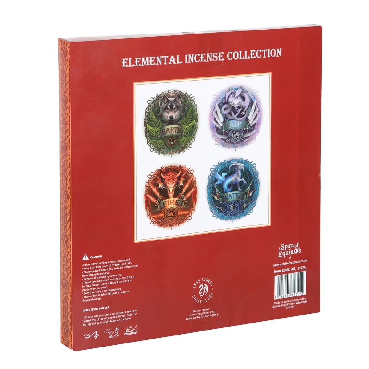 Elemental Magic Incense Stick Collection by Anne Stokes - Incense Sticks by Anne Stokes