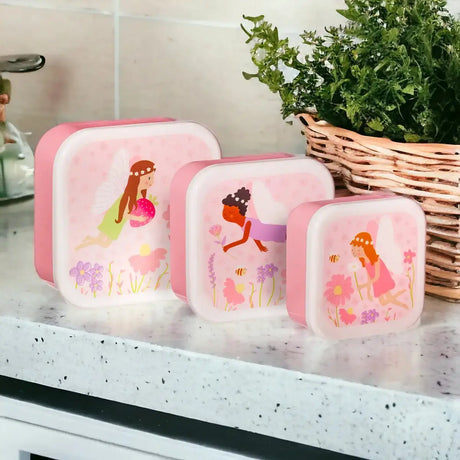 The Fashion Gift Shop: Fairy Lunch Boxes - Set of 3 by Sass and Belle, Lunch Boxes