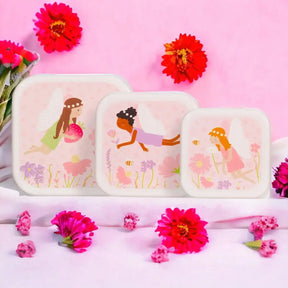 Fairy Lunch Boxes - Set of 3 by Sass and Belle