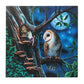 Lisa Parkers Fairy Tales Light Up Canvas Wall Print Owl, Fairy Story - The Fashion Gift Shop by Lisa Parker