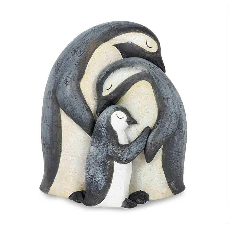 Family of Penguins Huddled Together by Jones Home & Gifts
