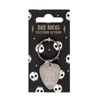 Fathers Day - Dad Rocks Keyring - Plectrum Shape - Daddy Day Gifts  Fashion Accessories  The Fashion Gift Shop .