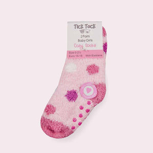 The Fashion Gift Shop: Fluffy Baby Slipper Socks Newborn to 24 Months by Tick Tock, Novelty Socks