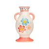 Folk Floral Small Vase Assorted Colours - Red